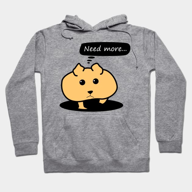 Hamster needs more food Hoodie by Johnny_Sk3tch